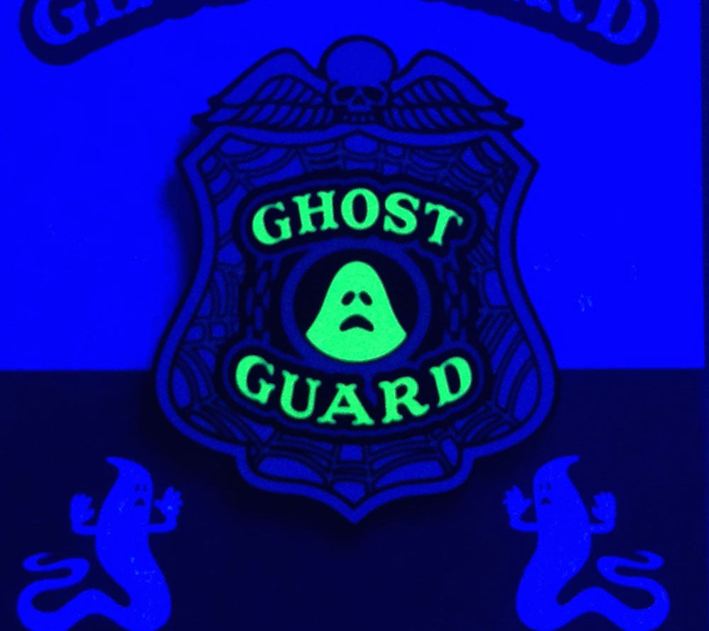 Ghost Guard Lapel Pin Glow In The Dark