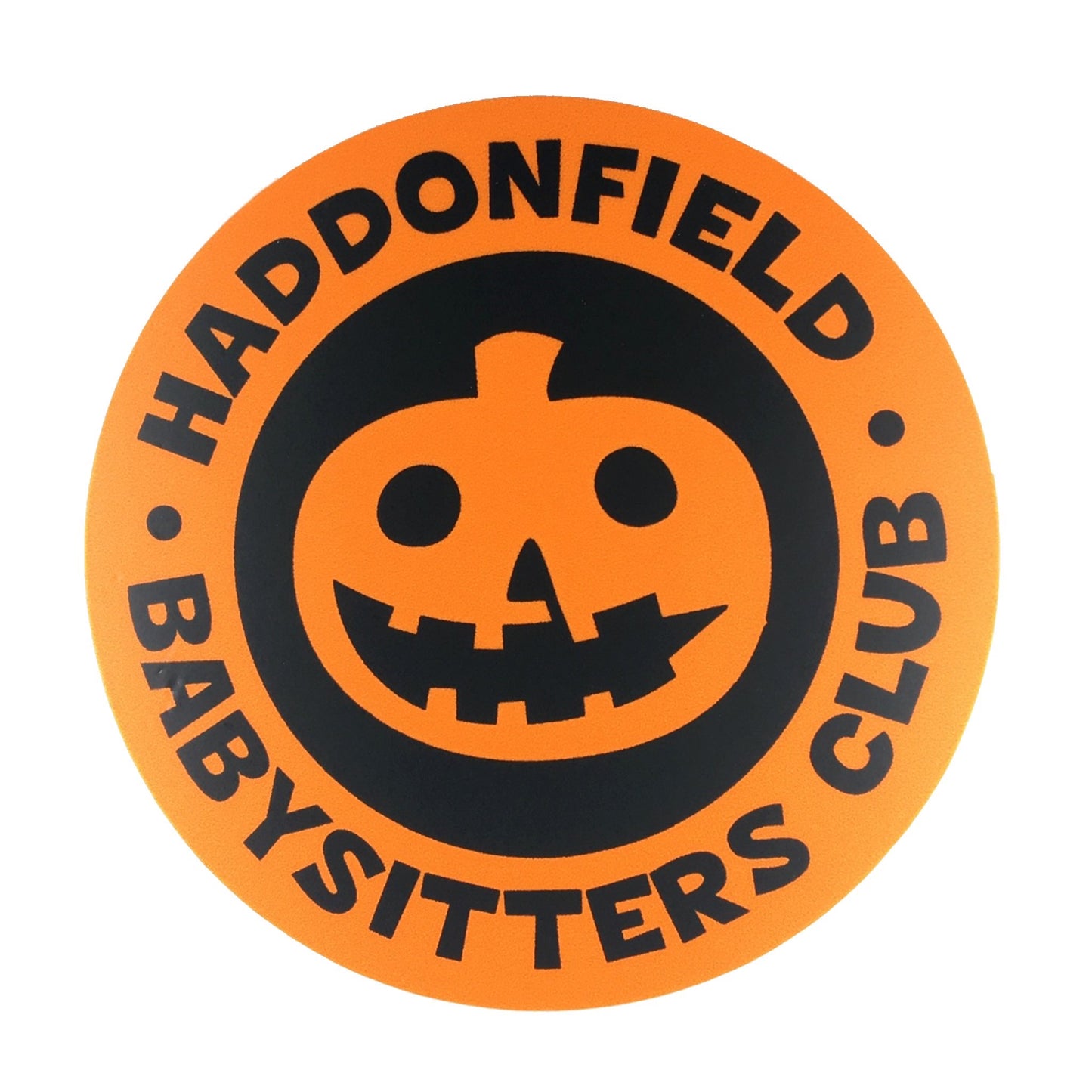 Haddonfield Babysitters Club circle sticker