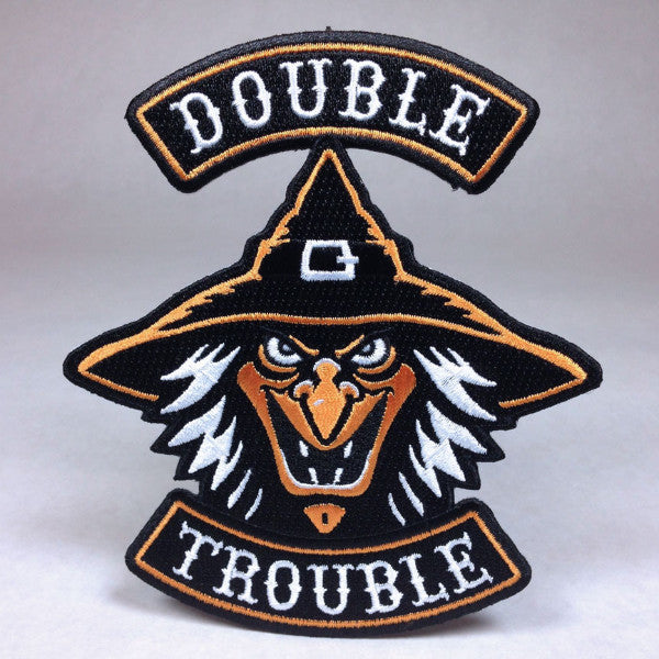 Hallows Angels Halloween Motorcycle Biker Patch Double Trouble Witch | Monsterologist
