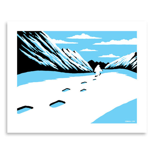 Himalayan Trek Yeti screen print