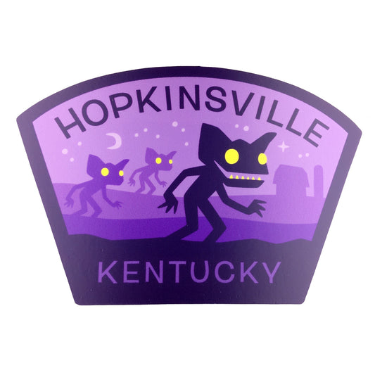 Hopkinsville, Kentucky travel sticker by Monsterologist