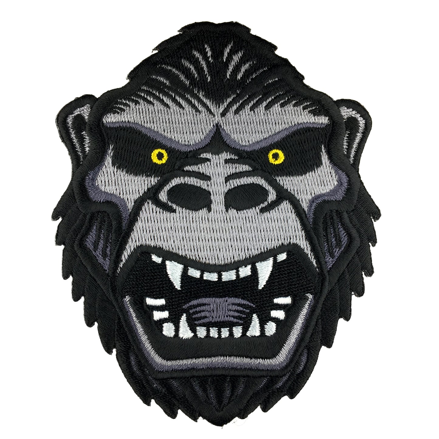 King Kong gorilla horror monster head embroidered patch by Monsterologist