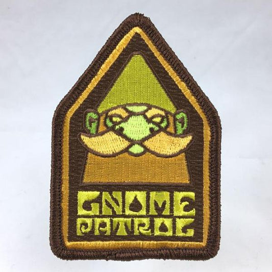 Gnome Patrol embroidered patch psychedelic blacklight sword-and-sorcery