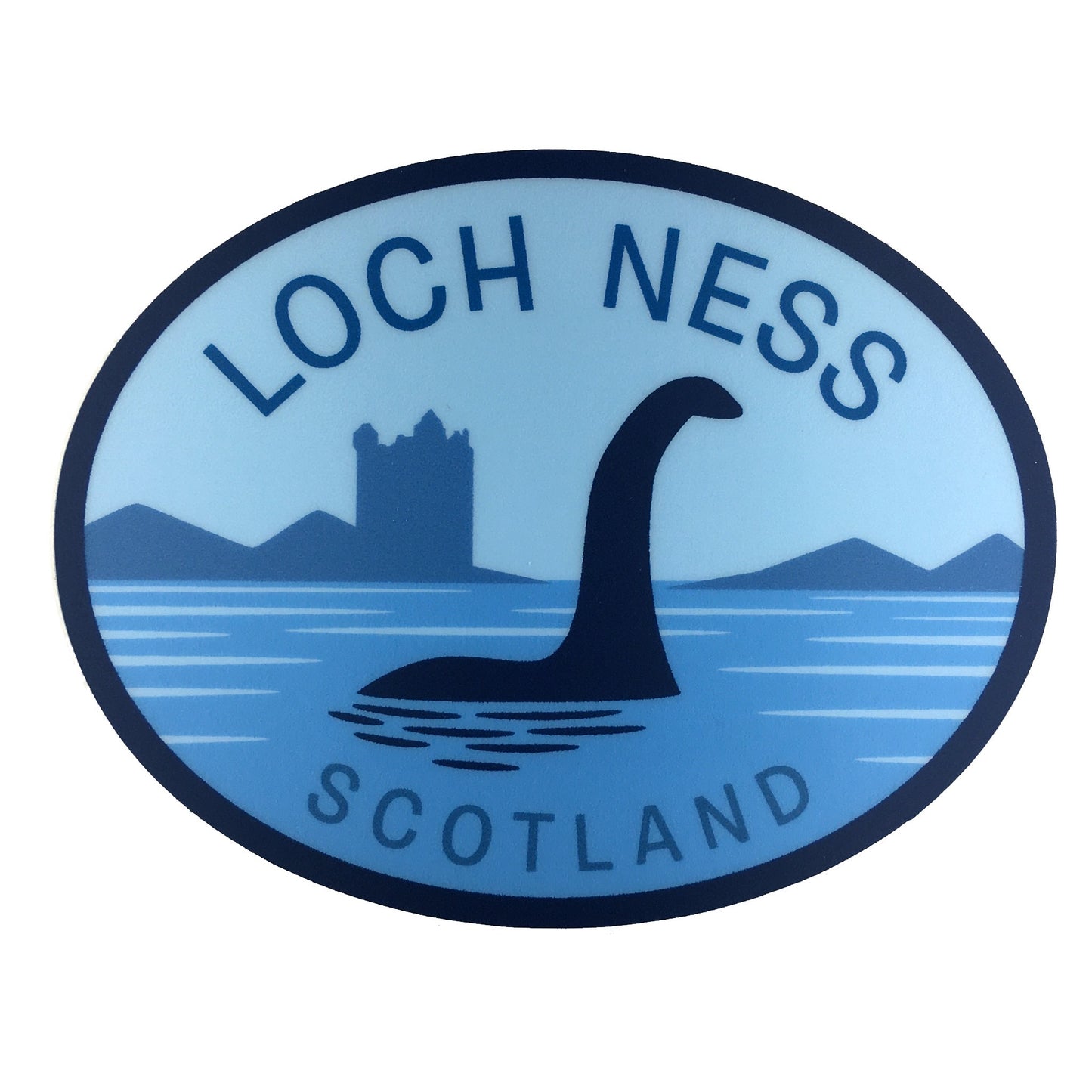 Loch Ness, Scotland Nessie travel sticker by Monsterologist