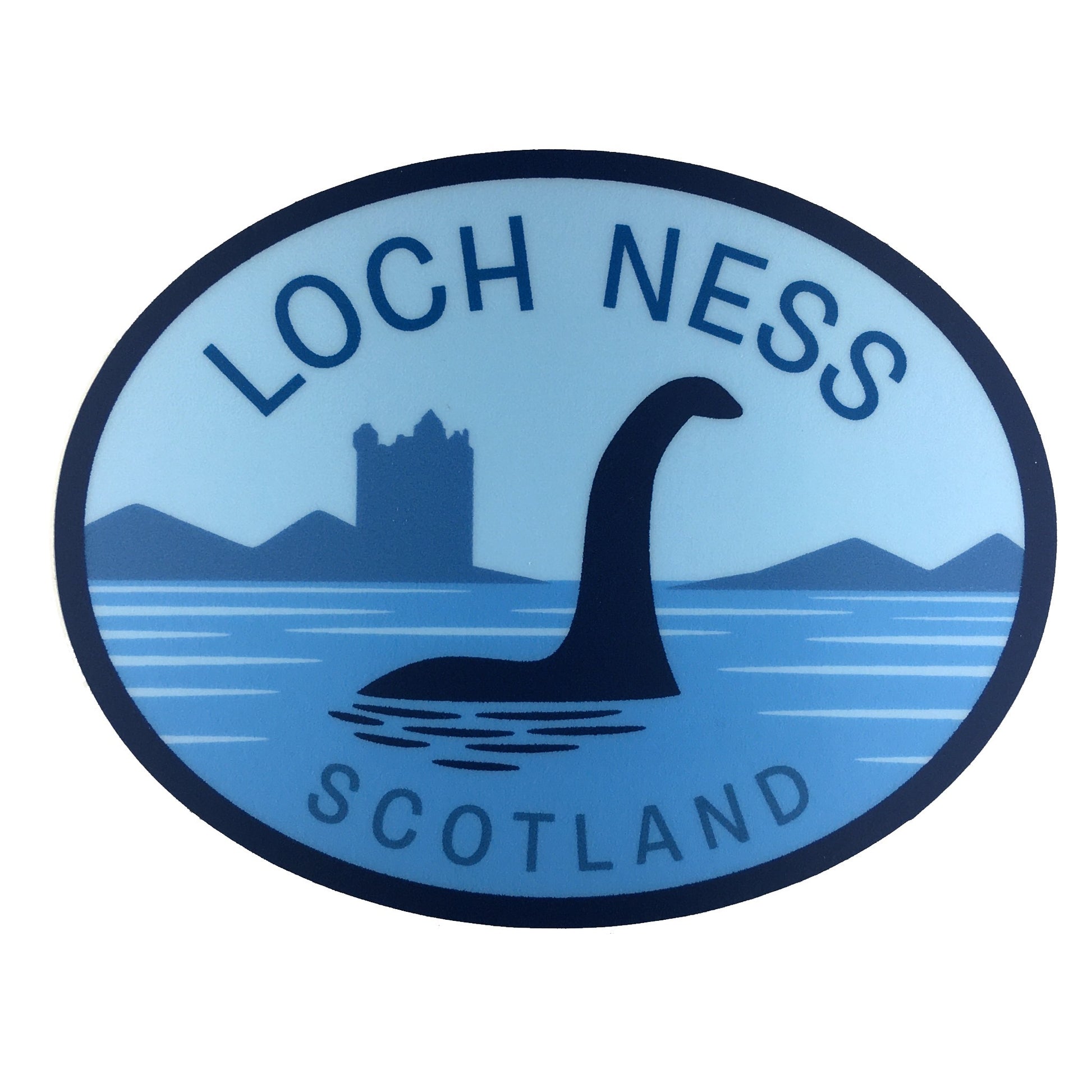 Loch Ness, Scotland Nessie travel sticker by Monsterologist