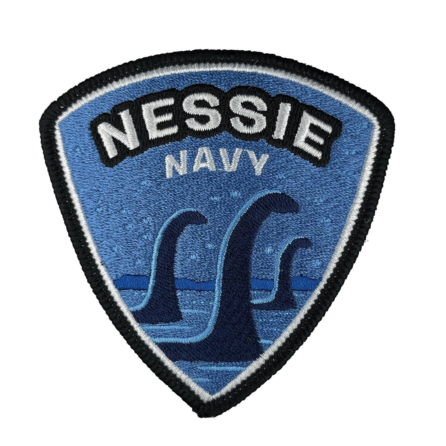 Nessie Navy Loch Ness Monster cryptozoology military embroidered morale patch by Monsterologist