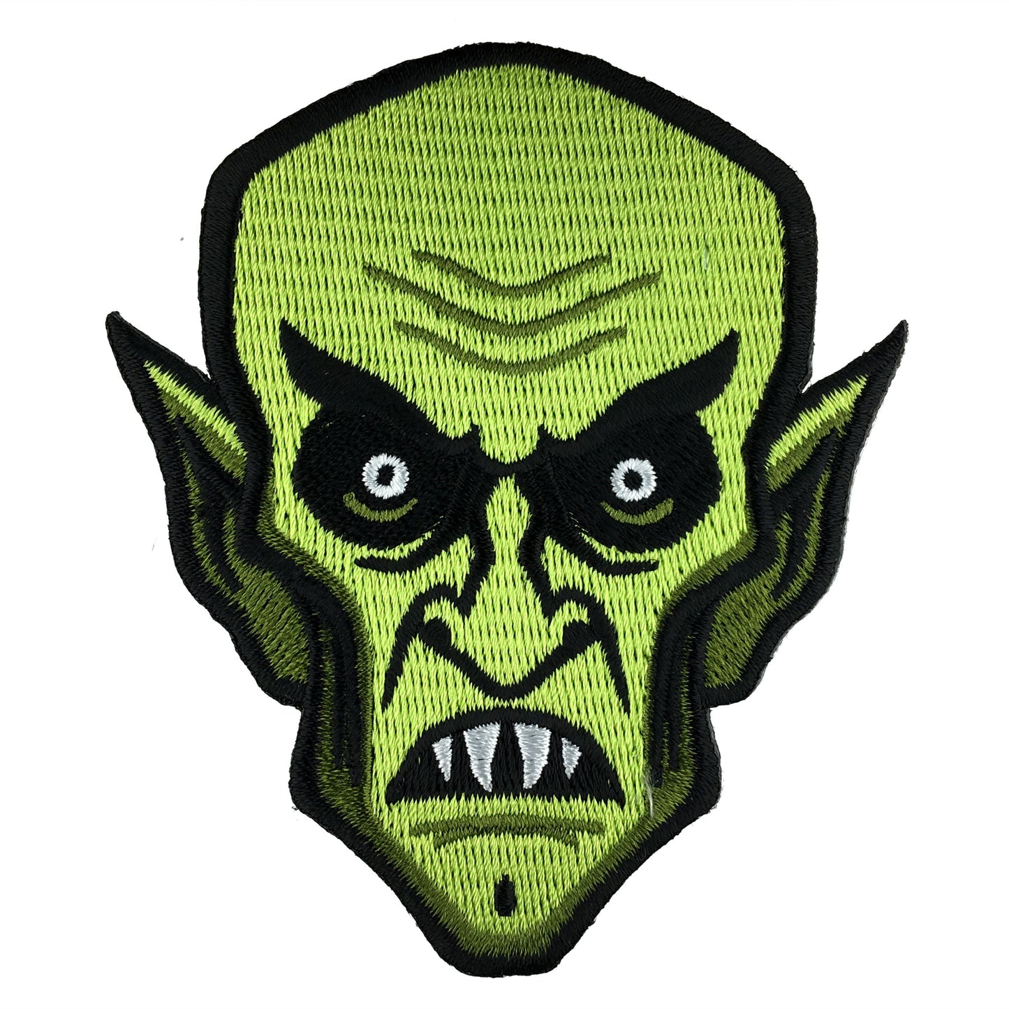 Nosferatu Orlok horror monster head embroidered patch by Monsterologist