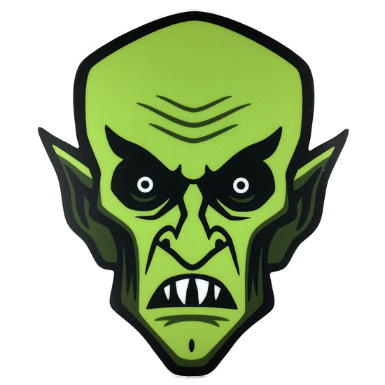 Orlok Nosferatu head sticker – Monsterologist