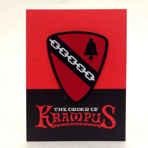 Order Of Krampus Heraldic Patch Carded Bell And Chain