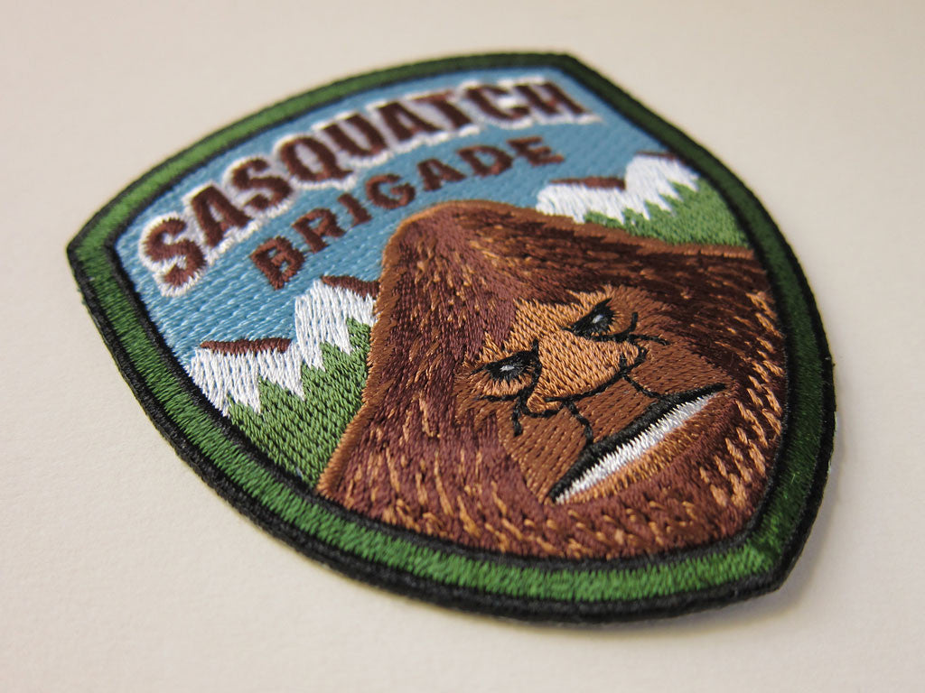 Sasquatch Brigade Park Ranger Patch angled