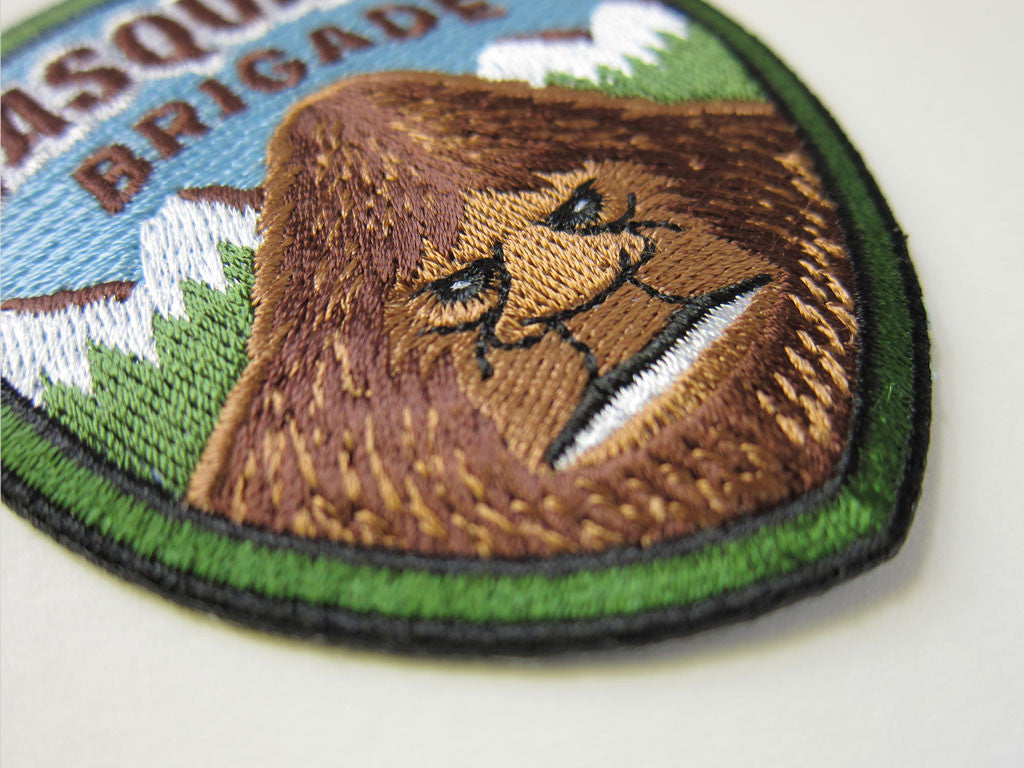 Sasquatch Brigade embroidered patch