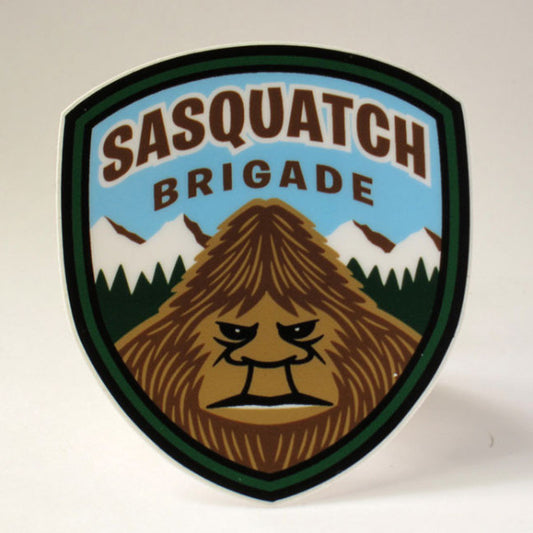 Sasquatch Brigade Park Ranger Shield Sticker