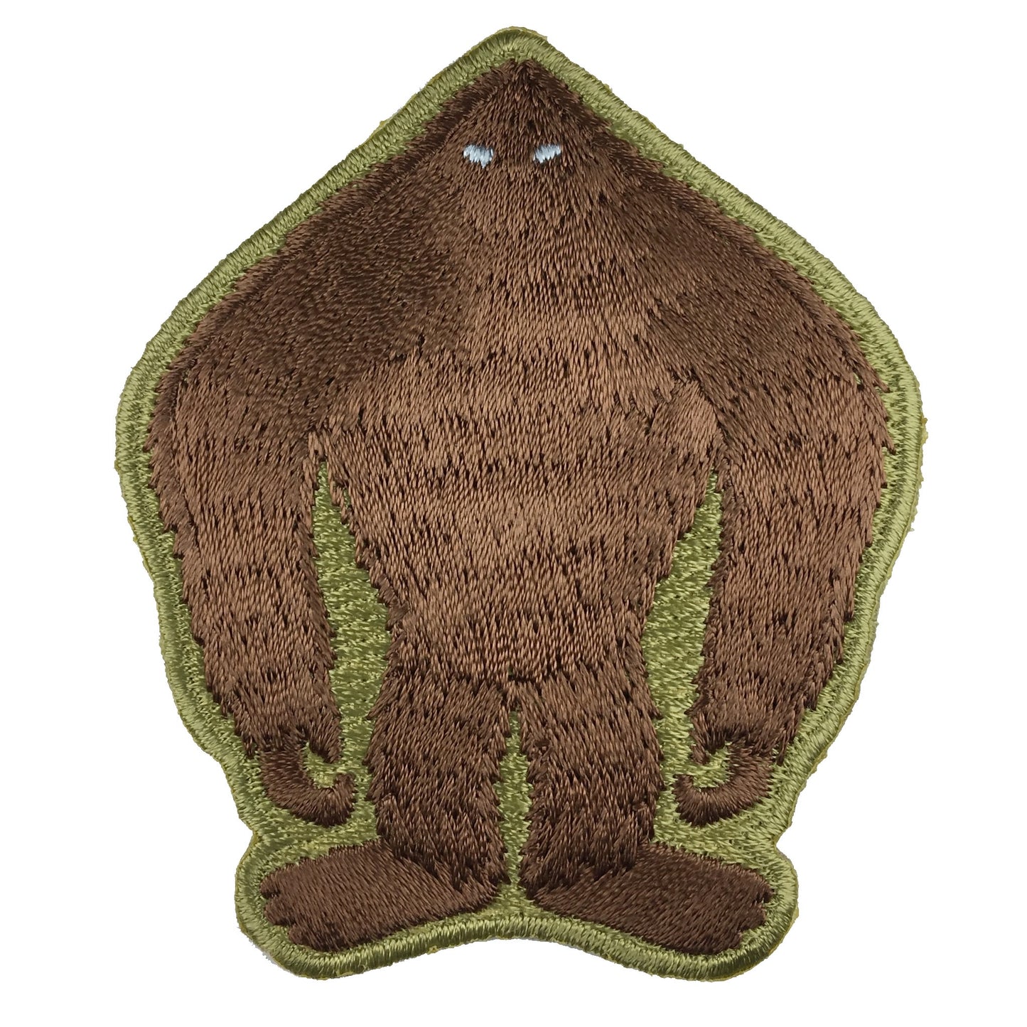 Sasquatch Cryptid silhouette embroidered patch