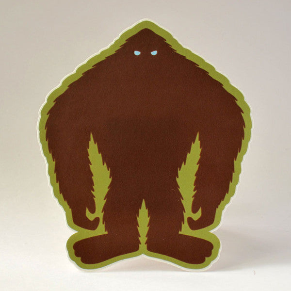 Sasquatch Silhouette Sticker