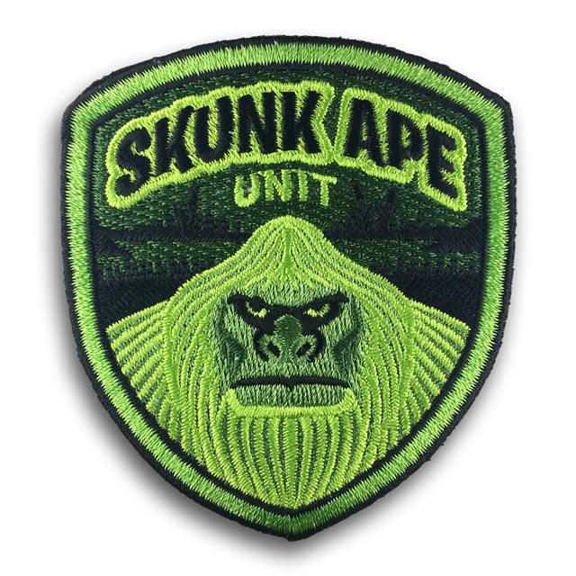 Skunk Ape Unit embroidered patch by Monsterologist