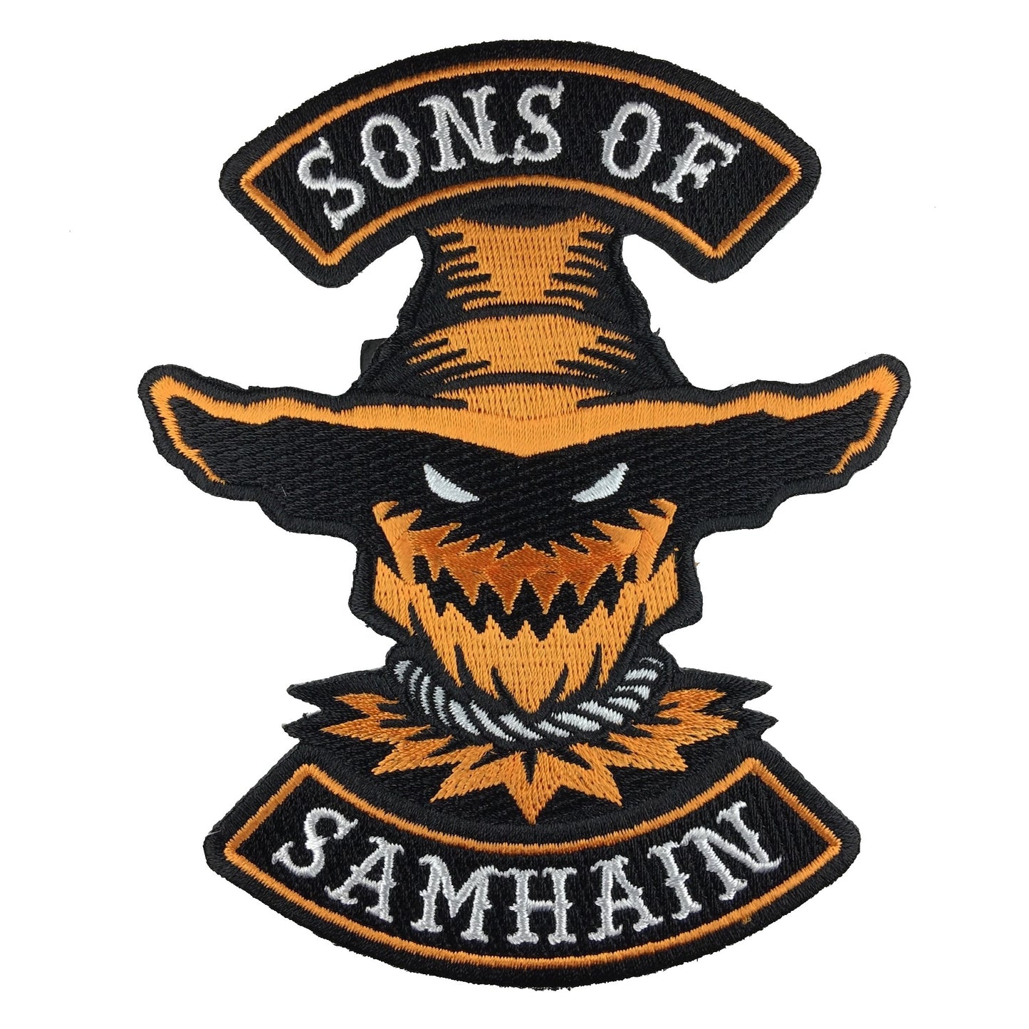 Sons Of Samhain Scarecrow Halloween embroidered patch motorcycle biker patch