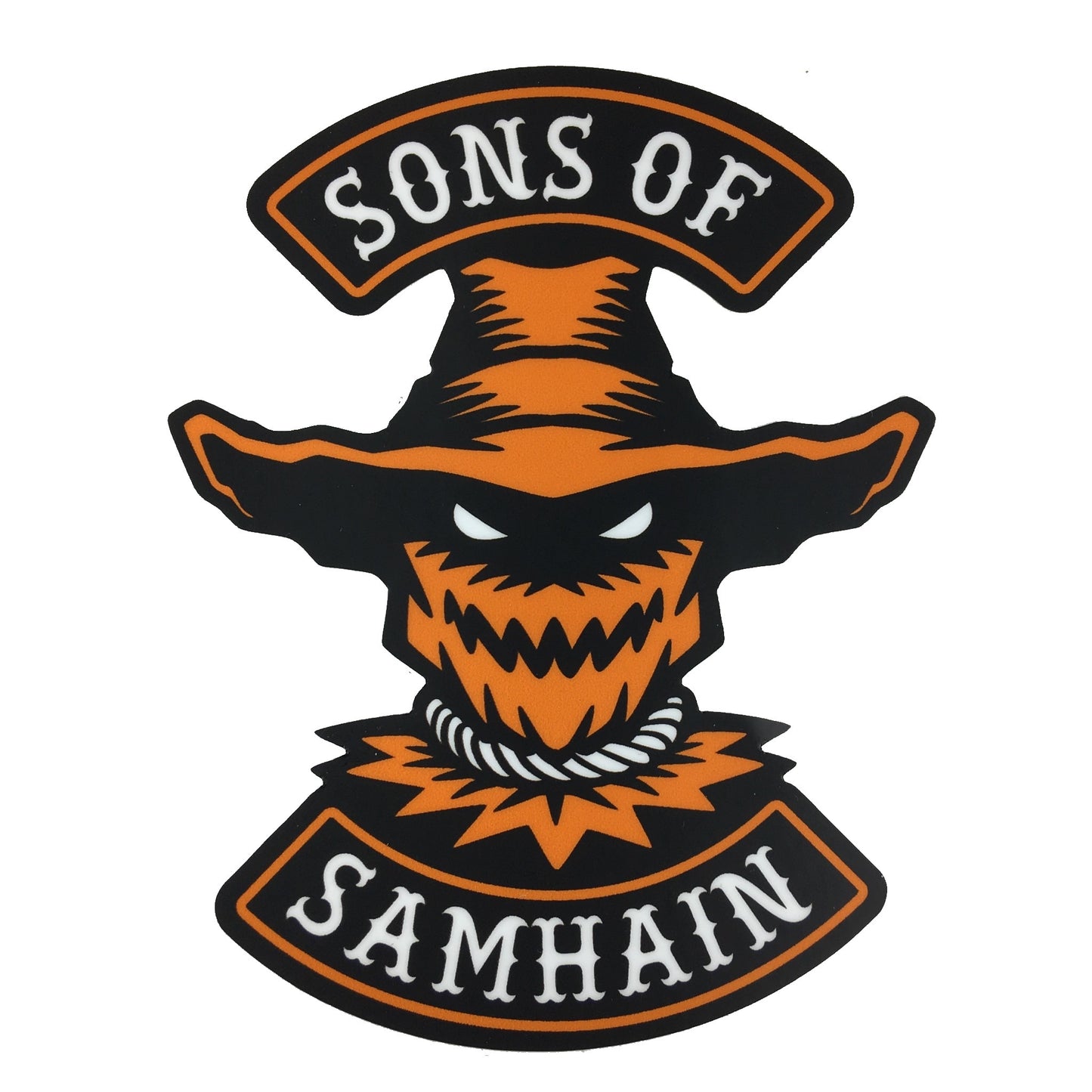Sons Of Samhain scarecrow motorcycle club Halloween sticker by Monsterologist