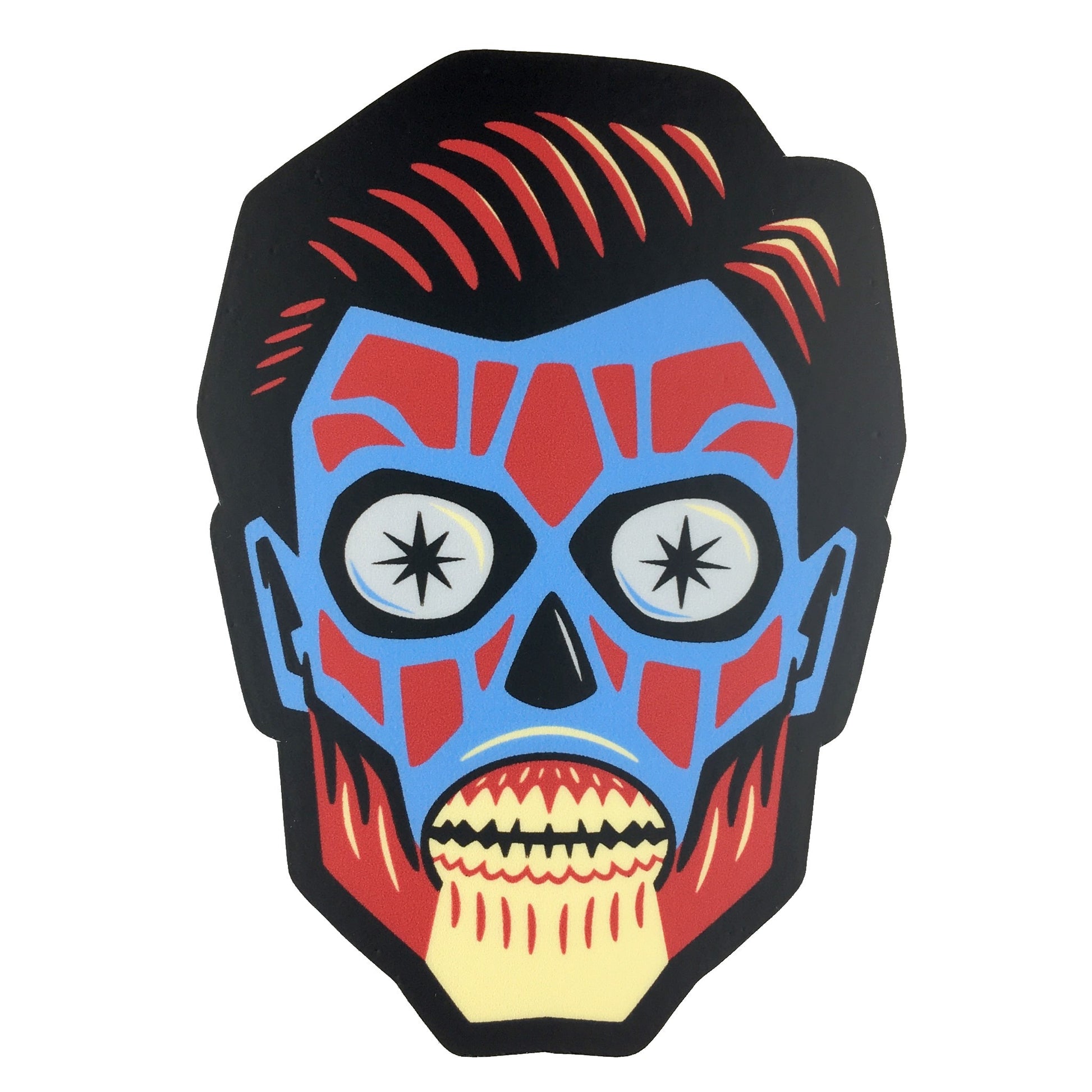 They Live alien head movie monster sticker by Monsterologist