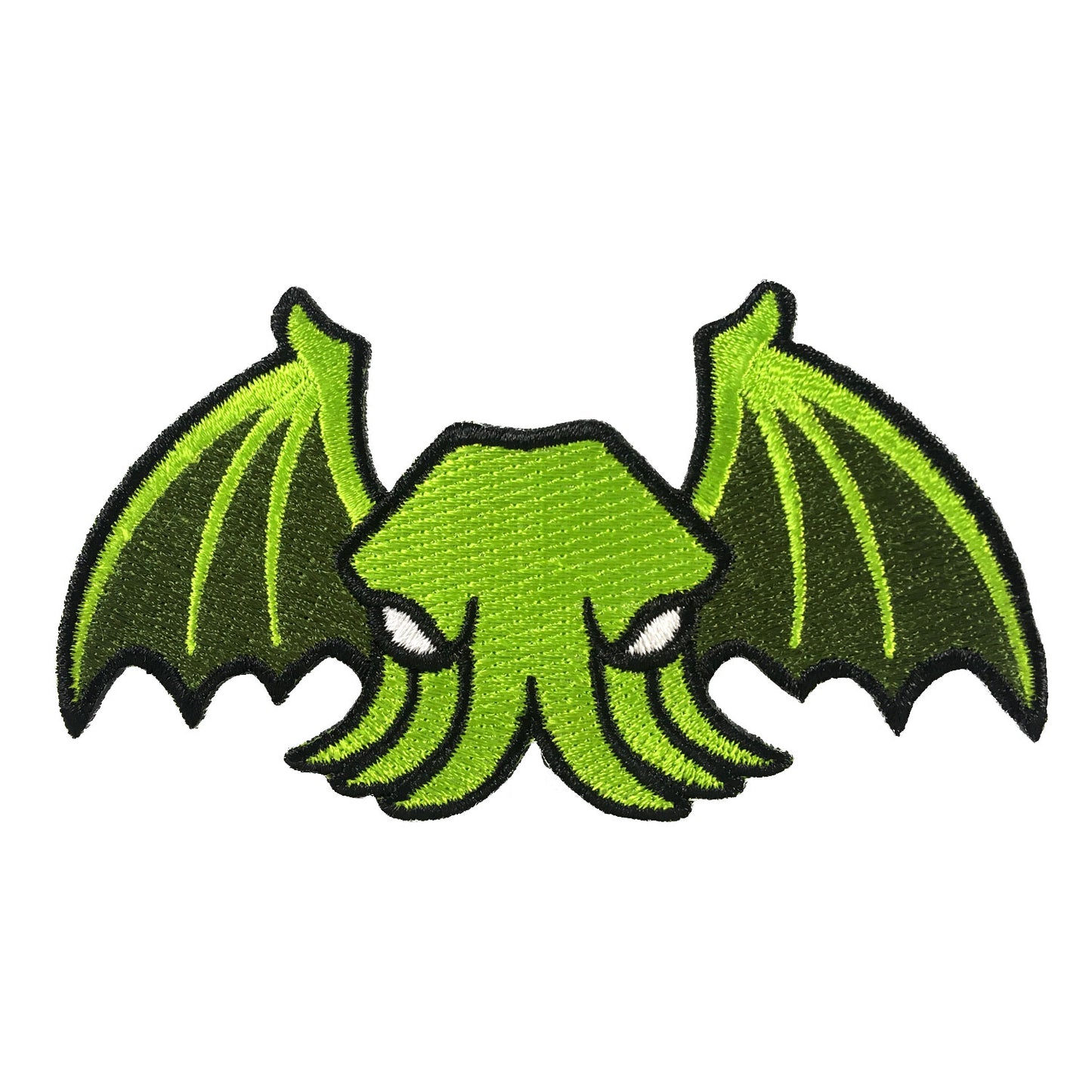 Winged Cthulhu embroidered patch by Monsterologist