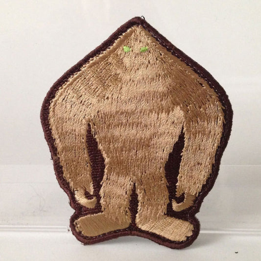 Grassman silhouette embroidered patch