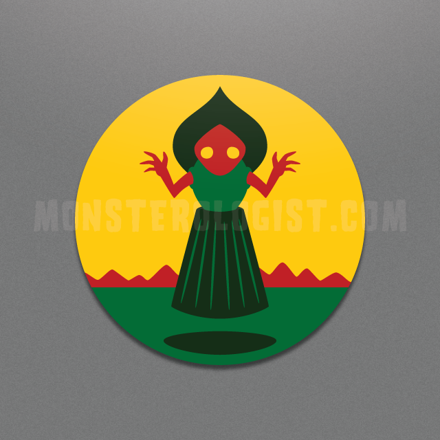 flatwoods Monster circle sticker by Monsterologist