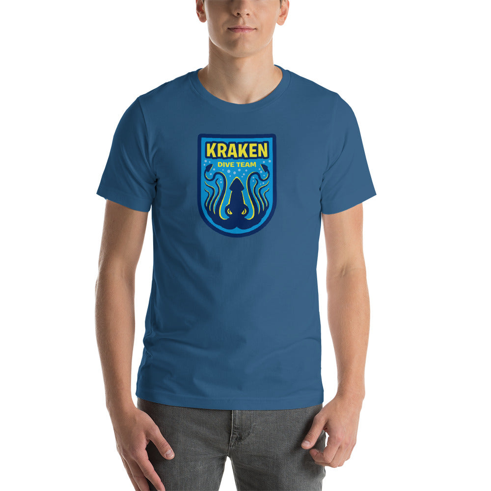 Women's Kraken V-Neck T-shirt - Dive Pirates Foundation
