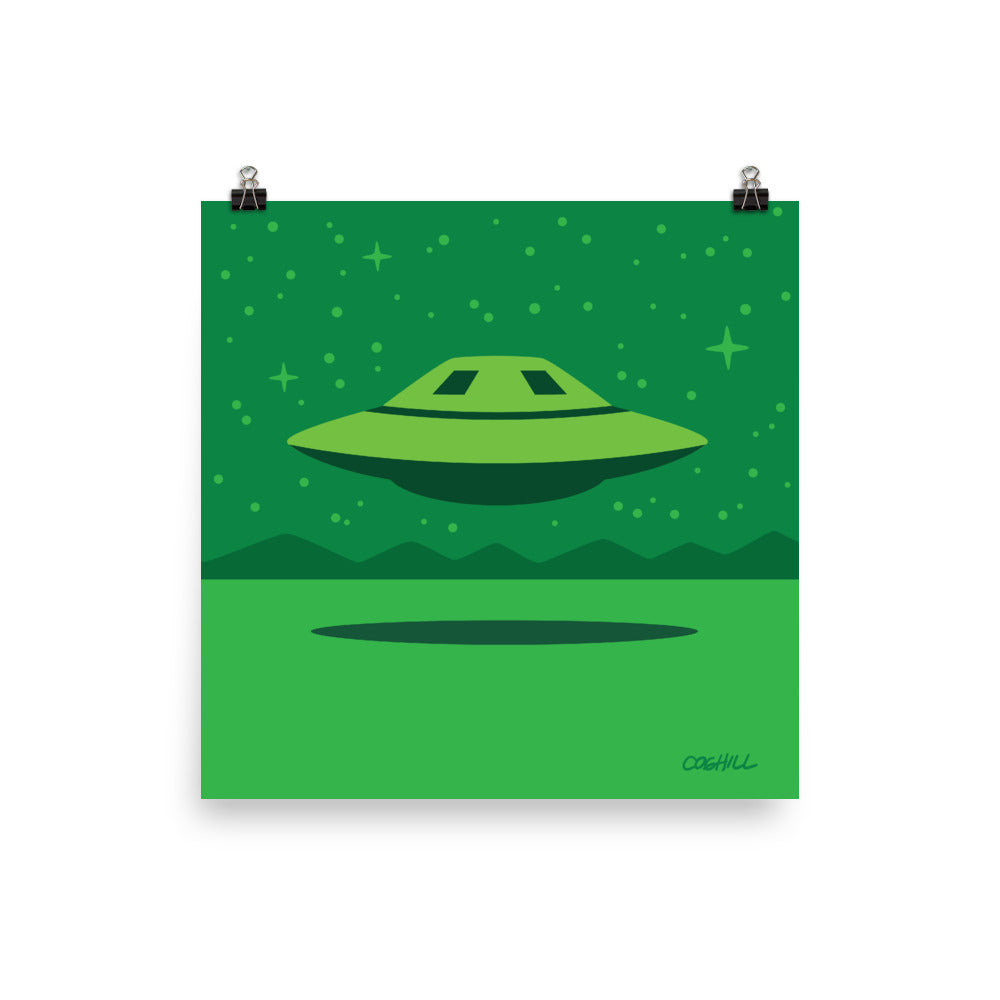 Area 51 UFO print