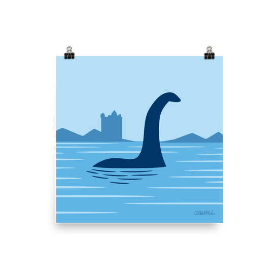 Loch Ness Monster print – Monsterologist