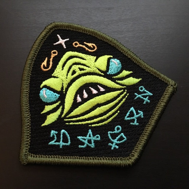 Sons Of Dagon H.P. Lovecraft secret society embroidered patch by Monsterologist