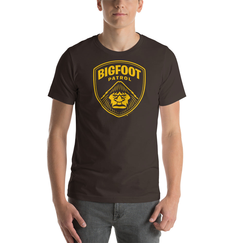 Bigfoot Patrol 2-color short-sleeve t-shirt