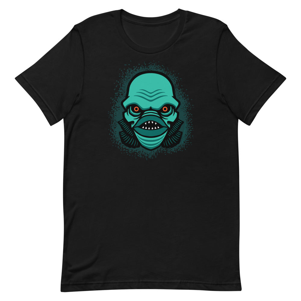 Lagoon Creature Classic Horror Monster Short-Sleeve T-Shirt